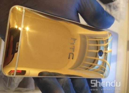 HTC One mini 24K“土豪金”版真機驚現網絡 HTC One mini 24K“土豪金”版真機驚現網絡