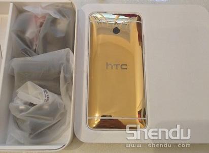 HTC One mini 24K“土豪金”版真機驚現網絡 HTC One mini 24K“土豪金”版真機驚現網絡