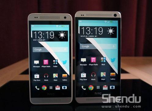 旗艦機HTC One外觀對比mini版本 延續精湛設計