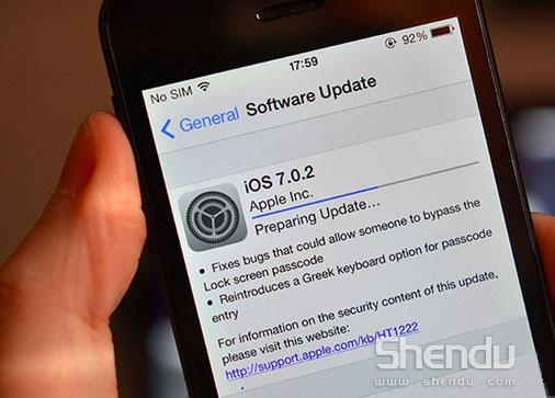 蘋果iOS 7.0.2修復鎖屏BUG 不影響越獄漏洞 蘋果iOS 7.0.2修復鎖屏BUG 不影響越獄漏洞