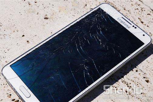 三星Galaxy Note 3手機跌落測試:屏幕超怕摔 三星Galaxy Note 3手機跌落測試:屏幕超怕摔